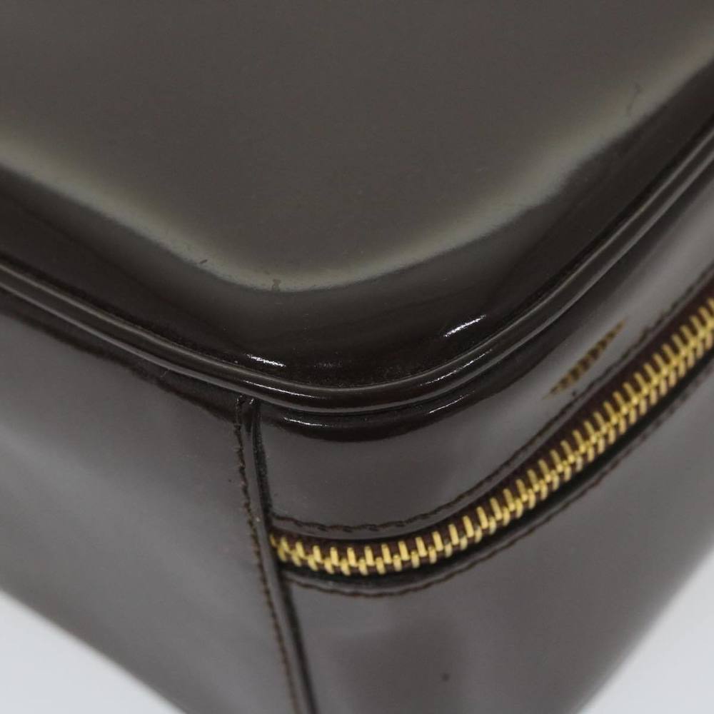 GUCCI Hand Bag Enamel 2way Brown 001 270 0323 Auth 59717 - Picture 14 of 16